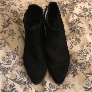 Franco Sarto black ankle boots